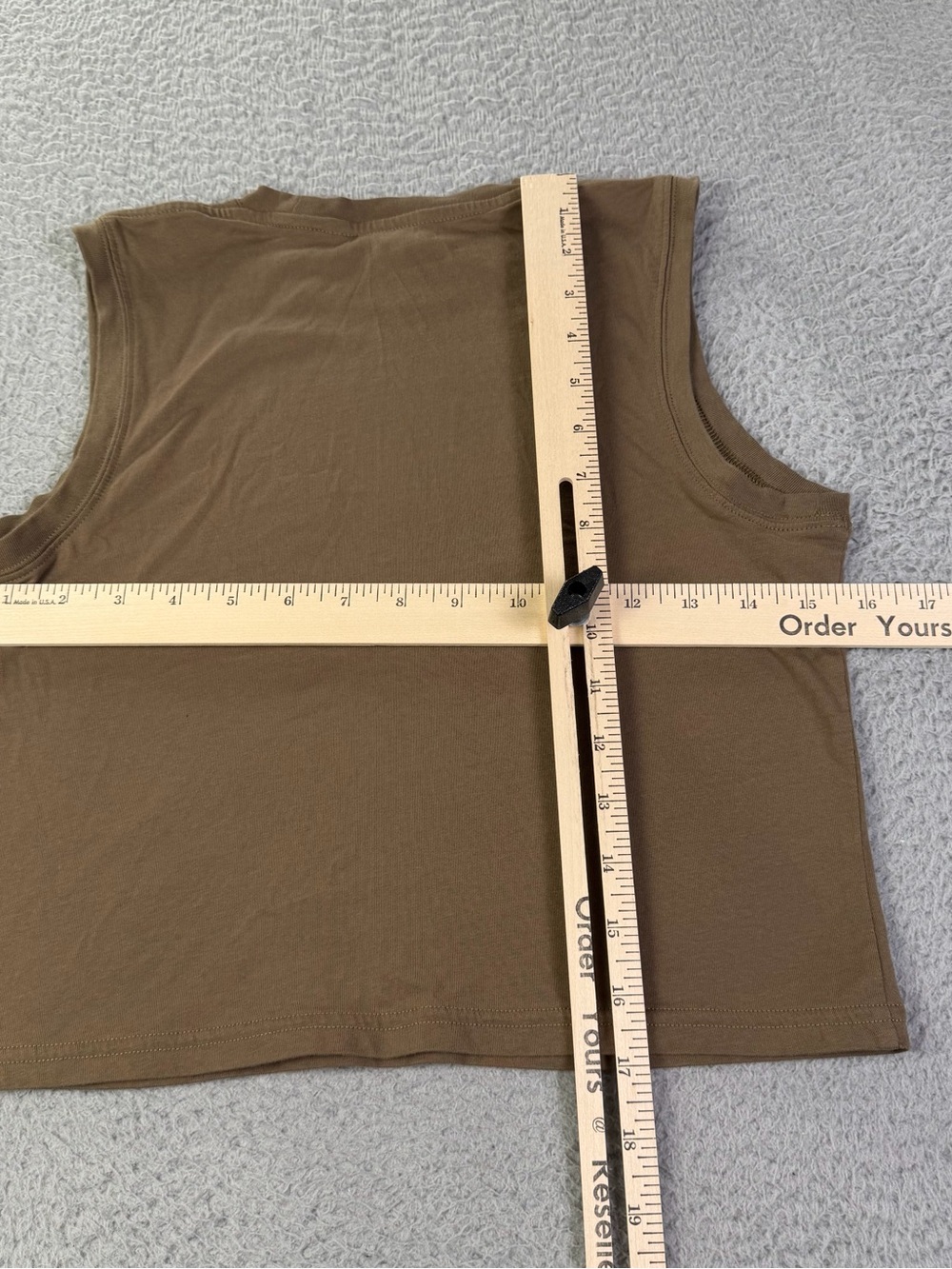 Athleta Tank Top Womens XS Brown Sleeveless Waist Length Athletic Yoga Gym - Picture 3 of 5
